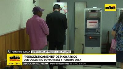 Covid-19: Instan a no aglomerarse en los cajeros - ABC Noticias - ABC Color