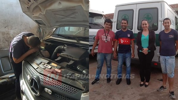 MAS AMBULANCIAS SERÁN REPARADAS POR MECÁNICOS ITAPUENSES EN FORMA GRATUITA