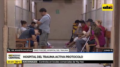 Covid-19: Hospital de trauma activa protocolo - ABC Noticias - ABC Color