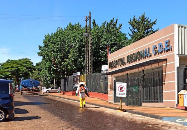 Comuna inició desinfección de calles en Ciudad del Este