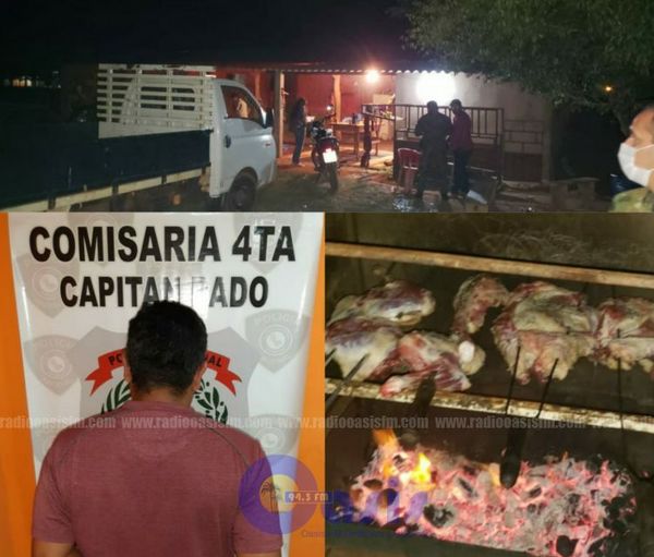 Farra en una Caballeriza en plena Cuarentena en Capitán Bado,