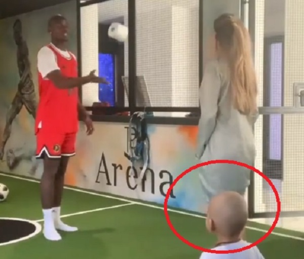 VIDEO: Hijo de Pogba sufre "accidente" en pleno challenge