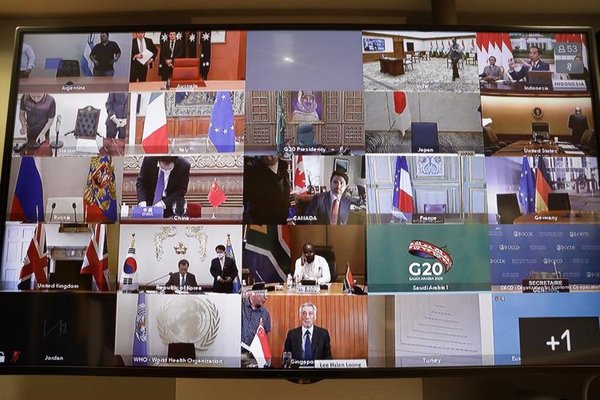 La UE pide al G20 «acción sin precedentes» en materia económica y sanitaria