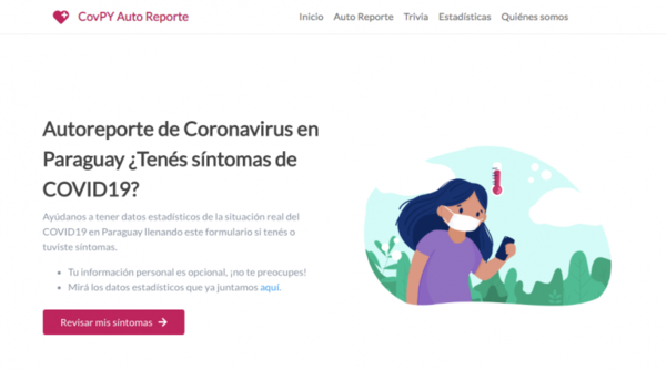 HOY / Lanzan plataforma para autoreportes: meta es obtener datos estadísticos sobre COVID-19 en Paraguay