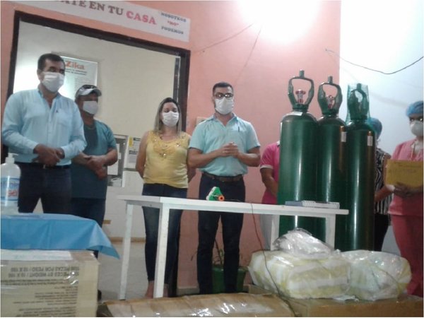 Pobladores de Yby Yaú compran insumos para Centro de Salud
