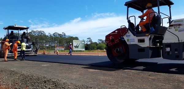 Se inicia asfaltado de “prueba” en APP de ruta PY02 - Nacionales - ABC Color
