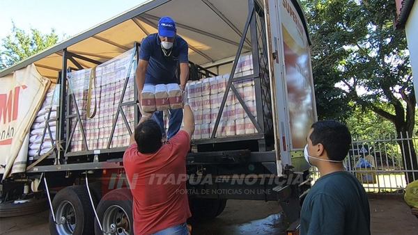 LA INTENDENTE DE SAN JUAN DEL PARANÁ ASEGURÓ QUE ENTREGA DE VÍVERES NO SERÁ POLITIZADA.