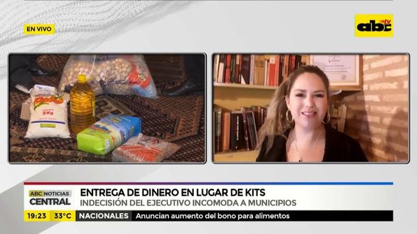 Entrega de dinero en lugar de kits: Indecisión del Ejecutivo incomoda a municipios - ABC Noticias - ABC Color