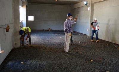 Pabellón sanitario estaría listo en nueve días más