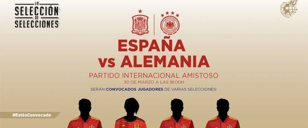 HOY / España y Alemania jugarán su amistoso de manera virtual