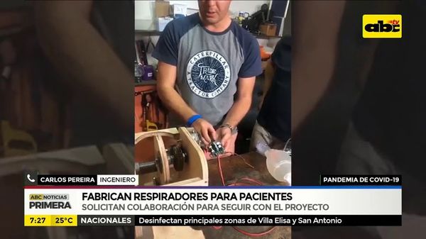 Fabrican respiradores para pacientes - ABC Noticias - ABC Color