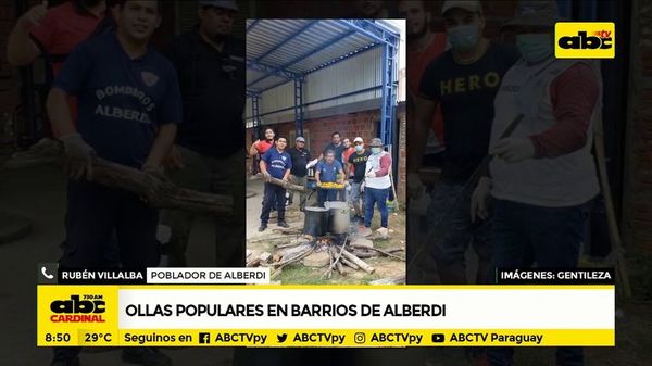 Realizan ollas populares en barrios de Alberdi - ABC Noticias - ABC Color