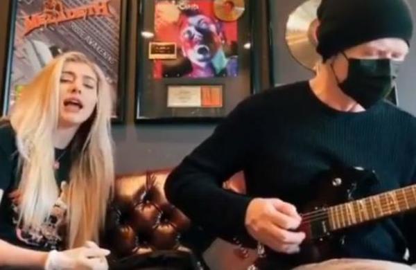 La versión de 'Come Together' de Dave Mustaine y su hija durante la cuarentena - SNT