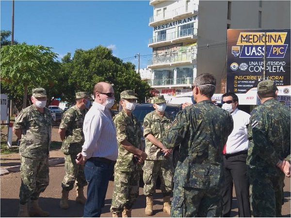 Covid-19: Ministro de Defensa supervisa cercado en PJC