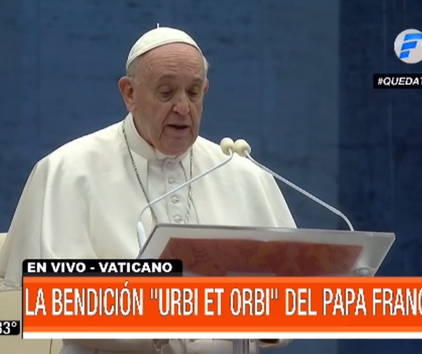 Especial bendición del papa Francisco a todo el mundo