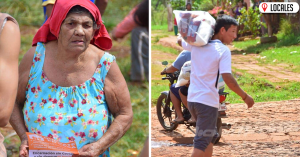 Entregan kits de alimentos de emergencia a familias de Encarnación