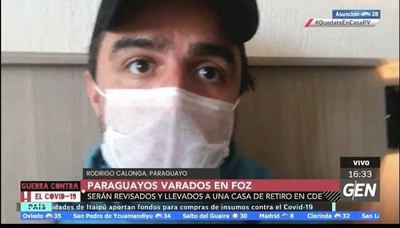 HOY / Rodrigo Calonga, Paraguayo varado en Foz de Iguazú