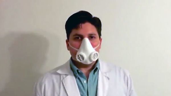 Médico exbecario propone modelo de tapabocas impreso en 3D, ante eventual carencia - Nacionales - ABC Color