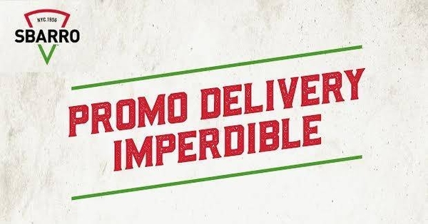 HOY / Sbarro lanza nueva promo de delivery con descuento en pizzas grandes