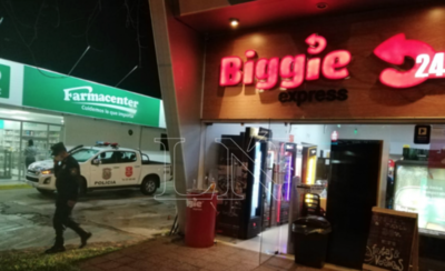HOY / A punta de pistola atracan local de Biggie y roban toda la recaudación