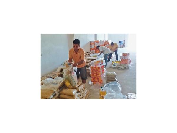 Caaguazú se une para donar  alimentos  y kits biomédicos
