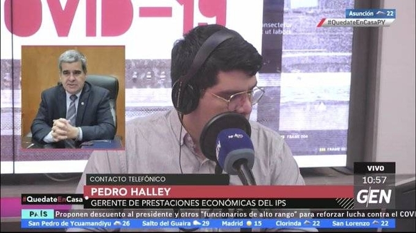 HOY / Pedro Halley, Gerente de Prestaciones Económicas del IPS, sobre el mecanismo de entrega de las tarjetas de cobro, para jubilados