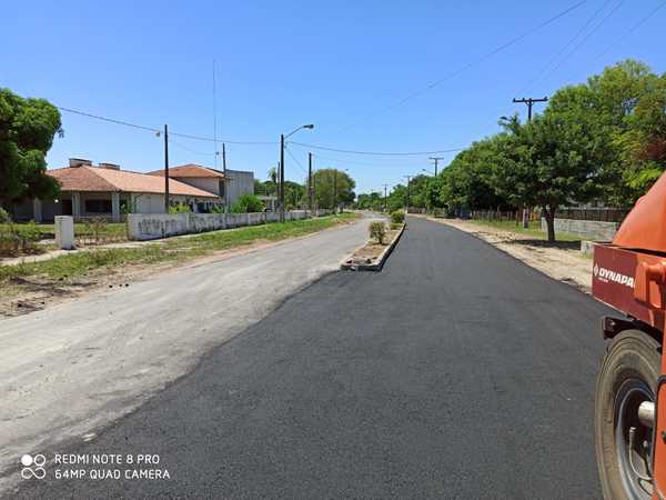Vallemí: Concluyó asfaltado en doble avenida
