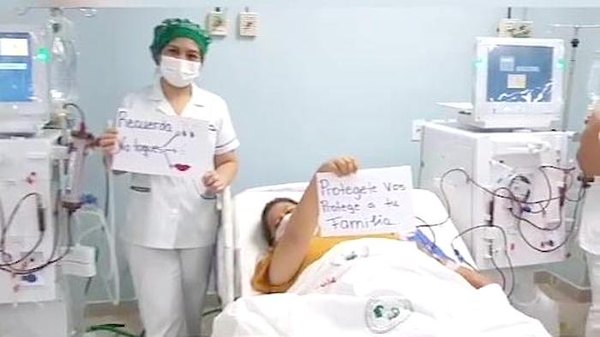Emotivo mensaje de pacientes renales | Crónica