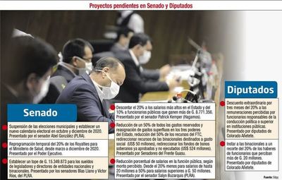 Senadores sesionan  el miércoles por royalties y elecciones  municipales - Política - ABC Color