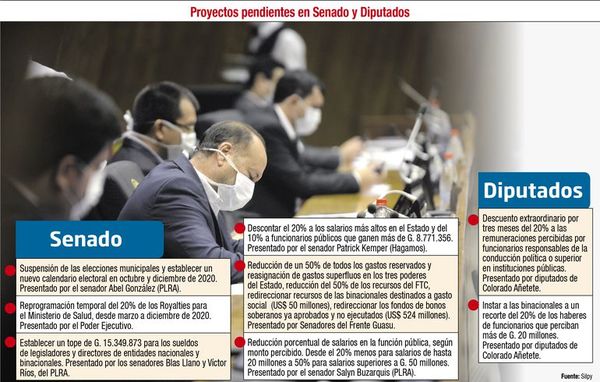 Senadores sesionan el miércoles por royalties y elecciones municipales - Política - ABC Color
