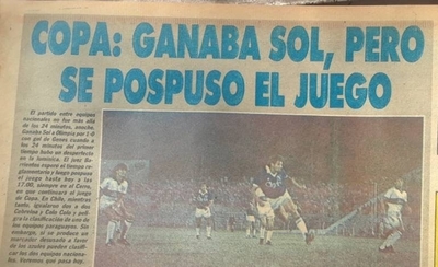 HOY / Olimpia, Sol y el polémico apagón de la Libertadores del 89