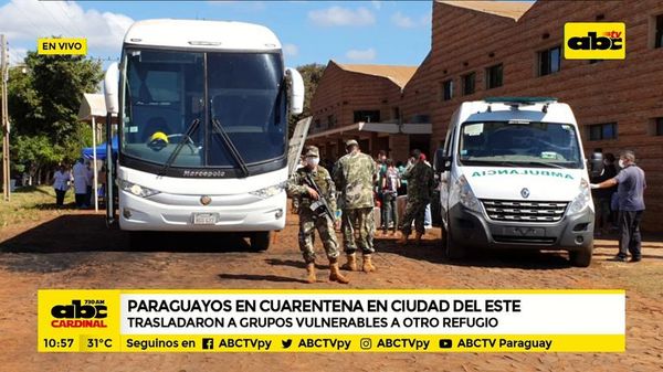CDE: Paraguayos en cuarentena se quejan de albergue - ABC Noticias - ABC Color