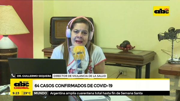 64 casos confirmados de COVID-19 - ABC Noticias - ABC Color