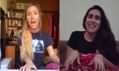 Silvia Flores y su versión de la canción “Quédate en tu pu.. casa”
