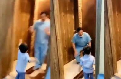 Coronavirus: El devastador momento en que un médico rechaza abrazar a su hijo por miedo a contagiarlo - C9N