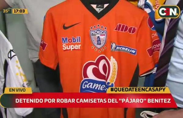 Vendían remeras robadas del 'Pájaro' Benítez - C9N