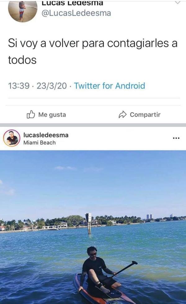 Joven es imputado por decir que volvería al país a contagiar a todos el COVID-19