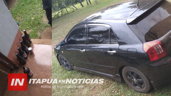 ENTRE 6 FUERON A PASEAR EN UN AUTOMÓVIL Y QUEDARON TODOS DETENIDOS