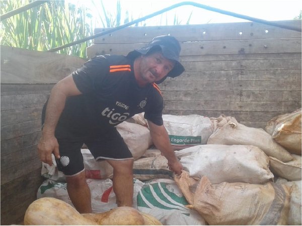 Envían cerca de 10.000 kilos de productos agrícolas a Cordillera