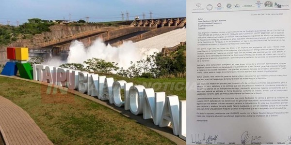 SINDICALISTAS DE ITAIPÚ AMENAZAN CON PARAR LA HIDROELÉCTRICA SI TOCAN SUS SALARIOS