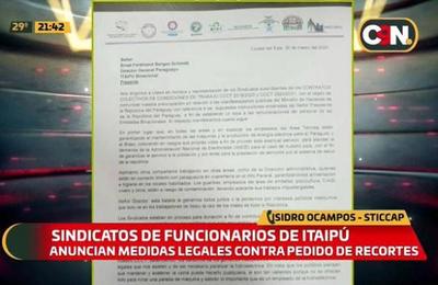 Sindicatos de Itaipú divididos ante el recorte salarial - C9N