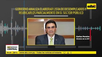 Reubicarían a desempleados en sector público - ABC Noticias - ABC Color