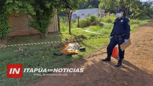 HALLAN CADÁVER EN LA VÍA PÚBLICA EN KAAGUY RORY