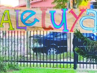 Cantan Aleluya por curado del coronavirus