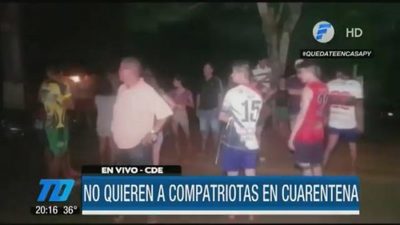 Vecinos de motel de Cucho rechazan a paraguayos en cuarentena