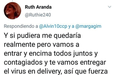 HOY / Imputan a mujer que amenazó con "entregar el virus por delivery"