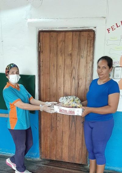 Realizan distribución de merienda escolar en Alto Paraguay y se aguarda los kits de alimentos - Nacionales - ABC Color