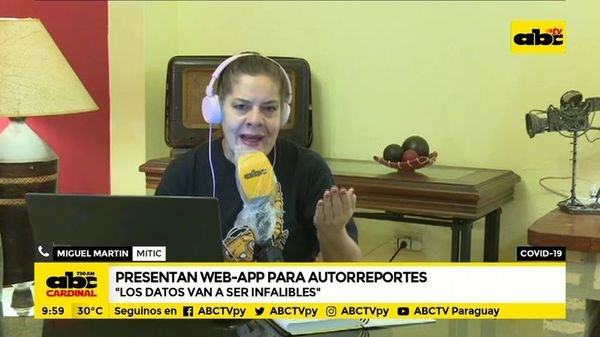 Presentan web-app para autorreportes - ABC Noticias - ABC Color