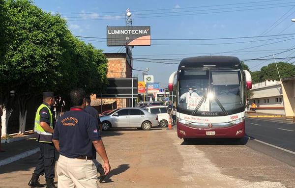 Dinatran suspende servicio de buses en Semana Santa