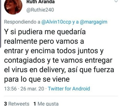 Segunda persona imputada por amenazar con contagiar el coronavirus